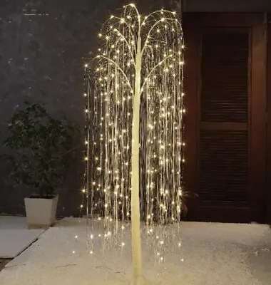 $67.97 • Buy Holiday Time Twinkling Led Willow Tree Indoor Outdoor Holiday Decor 6FT