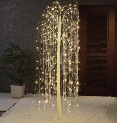 $67.97 • Buy Holiday Time Twinkling Led Willow Tree Indoor Outdoor Holiday Decor 6FT