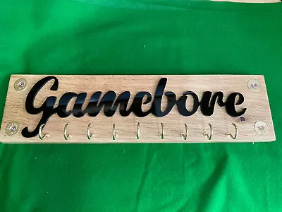 £27 • Buy Gamebore Shotgun Cartridge Oak Key Holder Hooks Wall Hanging Floating Sign