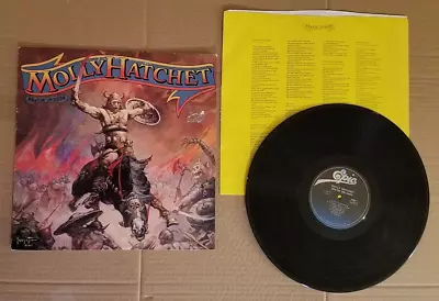 Molly Hatchet  Beatin' The Odds  (p)(c)1980 Vinyl Record Original VG+/EX! • $14.99