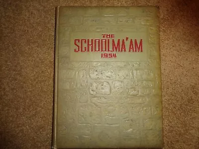 Madison College Schoolma'am 1954 Yearbook • $10