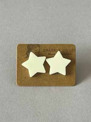 Surgical Steel Stud Earrings - 55 Assorted Colours & Shapes - Laser Cut Acrylic • $9