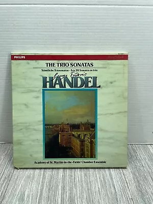 ASMF Chamber Ensemble: Handel Trio Sonatas - Philips 412 439-1 (4LP Box) • $10.99