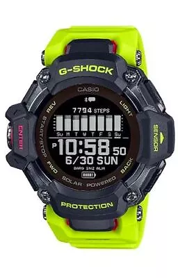 Casio - G-SQUAD GBD-H2000-1A9ER G-SQUAD Plastic GREEN Digital Quartz Watch • $364.28