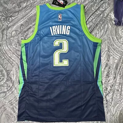 Kyrie Irving Jersey Dallas Mavericks Large #2 Mavs Stitched Men’s  • $35