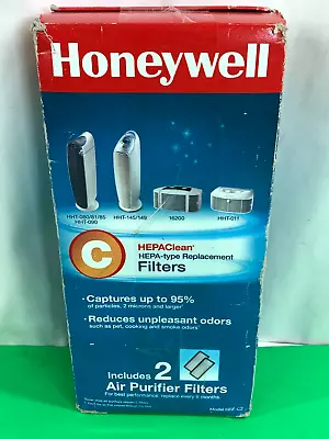 £18.26 • Buy Lot Of 2 Honeywell HEPA Clean Type C Replacement Air Purifier Filter HRF-C1
