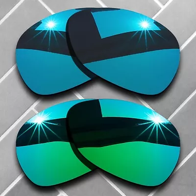 2 Packs Replacement Lenses For-Oakley Crosshair 2012 Polarized-Green&Sky Blue • $26.83