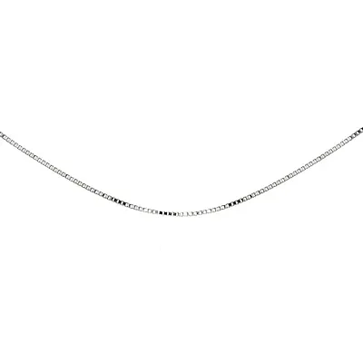 1mm Thin Box Chain Sterling Silver Choker Necklace For Pendants 13” + 3” • $9.99