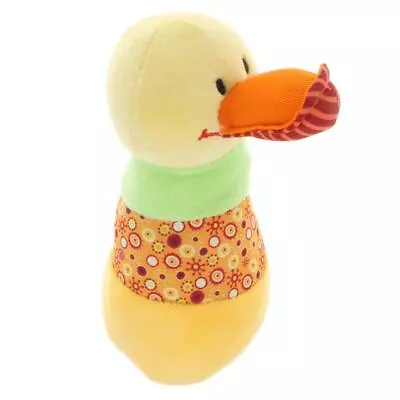 Cartoon Stuffed Animal Baby Infant Soft Plush Hand Rattle Toy Gift - Duck • £5.15