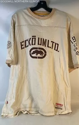 Men's Ecko Unltd Beige T-shirt Size XL • $9.99