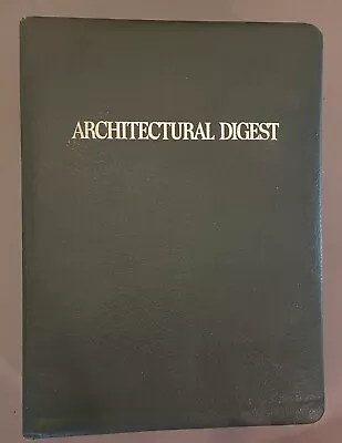 Vintage Architectural Digest Magazine 1974 COMPLETE In Album Interior Design • $99