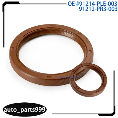 New Oil Pump Main Crank Seal Set Front & Rear For Honda Cr-v Civic Acura Integra • $7.75