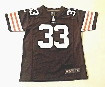 $12 • Buy Cleveland Browns Vintage #33 Trent Richardson Jersey Boys Youth Small By Nike