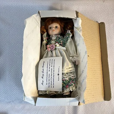 11” Porcelain Storybook Doll ~ MARY MARY QUITE CONTRARY 1998 Royalton Collection • $14.99