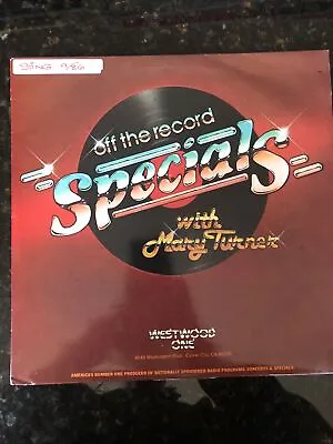 OFF THE RECORD SPECIALS With MARY TURNER  '91 Westwood One (double Lp) • $60