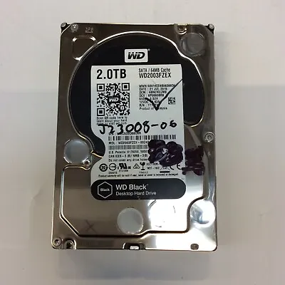 Western Digital Black (7200RPM 3.5  SATA III 64MB Cache) 2TB Internal HDD • £30