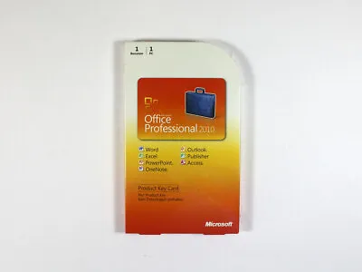 £1473.35 • Buy 25 X Microsoft Office 2010 Professional Full Version ( Pkc ) - New,Sku:269-14838