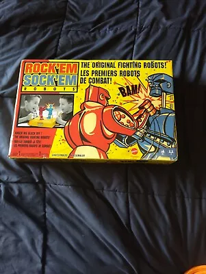 Rockem Sockem Robots Rock Marx Sock Classic Boxing Match Frustration Free Pack • $18.33