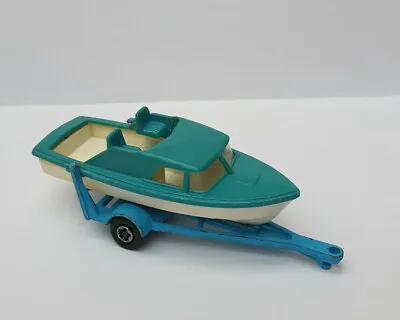 Vintage Matchbox 9-D Boat & Trailer- Made In England By Lesney • £6