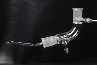$35.99 • Buy ACE Glass 105° Angle Vacuum Take-Off Adapter W/ Long Stem & Hose, 24/40 Joints