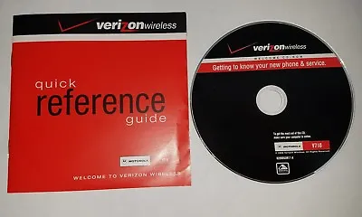 Motorola V710 Quick Reference Guide By Verizon Wireless With CD • $3.39