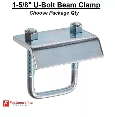 1-5/8  U-Bolt Beam Clamps For Unistrut / B-Line Channel #4828 P2785 • $208.99