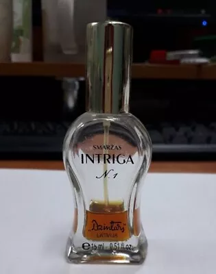 Vtg SOVIET Latvian Dzintars Perfume For Women INTRIGA # 1 • $9.99