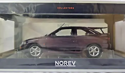 Norev 1992 Ford Escort RS Cosworth Metallic Purple 1:18 Scale • £76.99