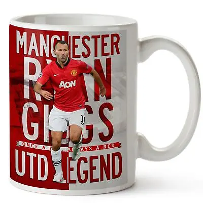 RYAN GIGGS Mug MAN UTD Football Legend Cup Christmas Dad Xmas Gift LG67 • £12.95