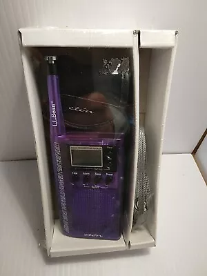 LL Bean Eton Mini 300PE AM/FM Shortwave World Ban Radio NEW Boxed Purple In Box • $45.40