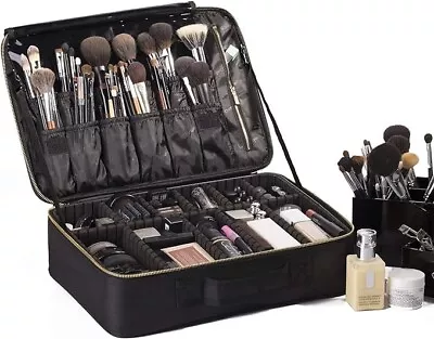 ROWNYEON Makeup Bag Cosmetic Makeup Train Case Artist Makeup Organizer Professio • $25.95