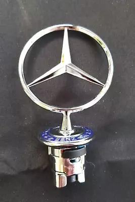 Mercedes Chrome Front Hood Ornament Mounted Logo Emblem  For C E S AMG • $16.97