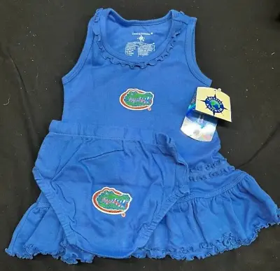 Florida Gators Newborn Baby Girl Tank Top With Bloomer Dress 6-9 Months New • $19.89