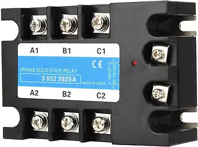 Three Phase Solid State Relay80-250VAC Input SSR3 AC-AC Electrical Equipment ... • $31.10