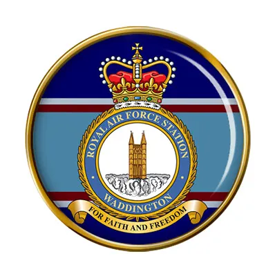 RAF Station Waddington Pin Badge • £5.50