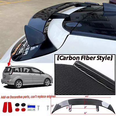 Fit For 2006-2010 Mazda 5 Universal Carbon Fiber Style Rear Roof Spoiler Wing • $88.52