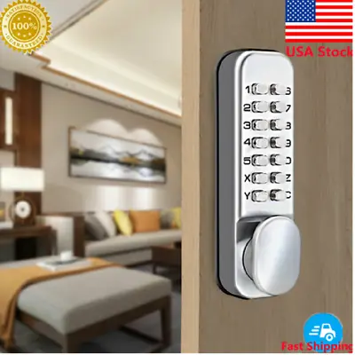 Keyless Entry Door Lock Mechanical Digital Code Door Lock Deadbolt Password US • $47.88