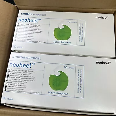 Neoheel Safety Lancet -Neoheel Lancet Micro Preemie 0.65 Mm Depth- 1050M 200 Pcs • $250