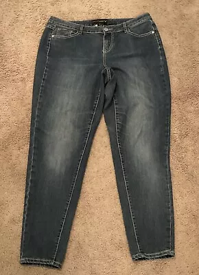 Lane Bryant Venezia Denim Blue Jeans Size 16 EUC • $7.99