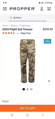 PROPPER  Aircrew Combat Trousers/ Pant FR  Multicam/ OCP XLReg • $39.95