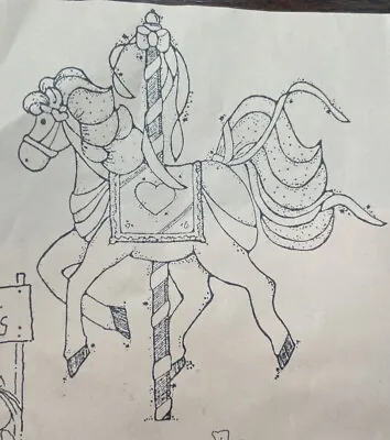 Unmounted Rubber Stamp Carousel Horse • $10