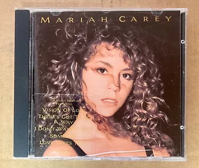 (NrMt) CD Rare Promo-Only Early Pressing - Mariah Carey - 1990 Self-Titled Album • $34.50