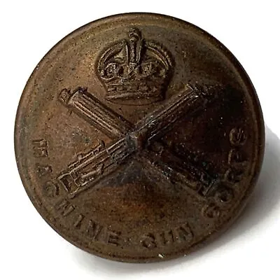 Original WW1 Machine Gun Corps MGC Tunic SMALL Button - 19mm • $13.66