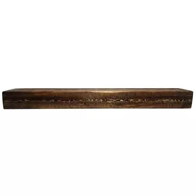 Fireplace Shelf Mantel 48 : X 8  X 5  Solid Spruce Rough-Hewn • $222.02