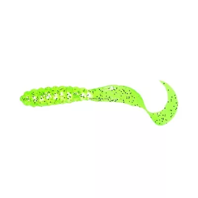 Mister Twister Meenie Lure 3 Inch Chartreuse/ Silver Flakes 20/Pack MTSF20-10S • $7.36