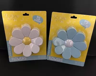 FLOWERS 8 Piece Bag Clips Cook- 8 Seperate Bag Clips- Chips Food Saver Kitchen • $15.97