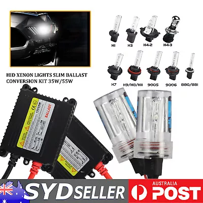 H1 H3 H7 H4-2 H4-3 H8 H9 H11 9006 9005 880/881 Xenon Conversion HID Kit Upgrade • $136.98