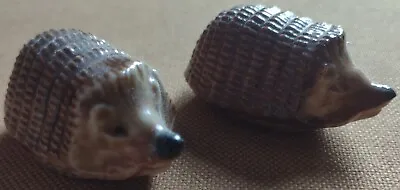  2x Wade Whimsies Hedgehogs. 2 Pad & 3 Pad. One Without Eyes. • £7.95