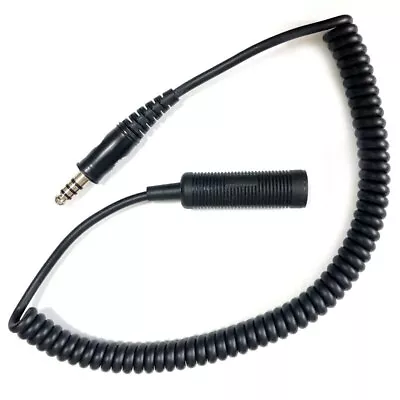 U-92A/U TO U-174/U Bowman Headset Headphone Eextension Cable Helicopter Jack • $18.99