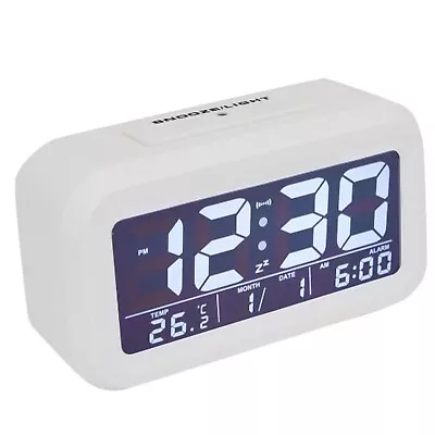 Alarm Clock Home Decor Bedroom Radio Portable Lights Time Digital Multi Function • $9.49